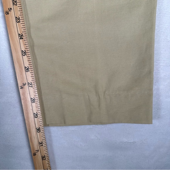 Canali Sport Men Casual Pants Flat Front 100% Cotton Made in Italy Beige Sz 52 7 - Picture 3 of 13